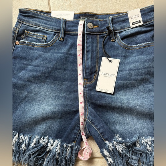 NWT Judy Blue fringe shorts - Picture 3 of 5